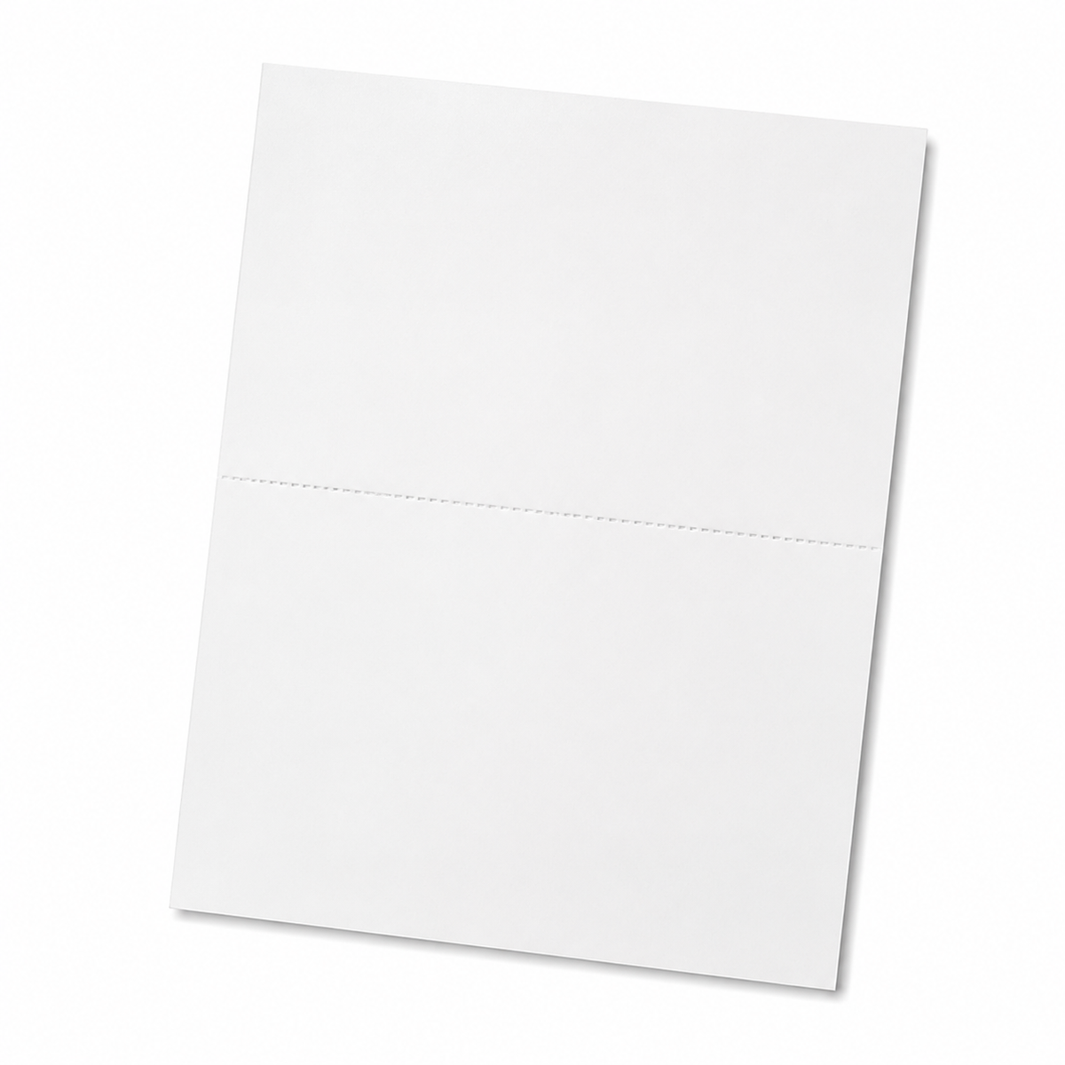 Blank white 8.5" x 5.5" laser sheet labels, 2 labels per sheet
