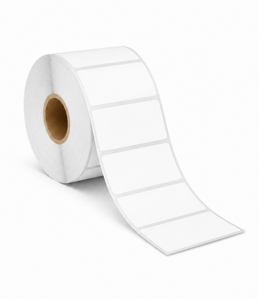 2" x 1" Direct Thermal Labels | 1" Core, 4" OD | 4 Rolls/Box