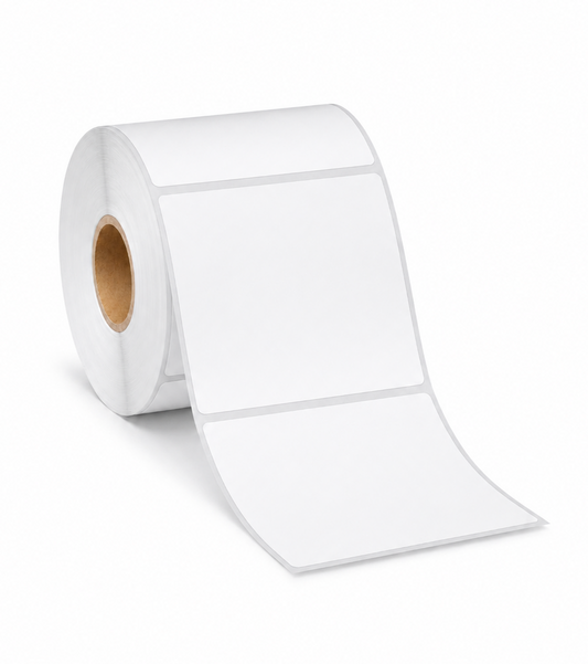 3" x 3" Direct Thermal Labels | 1" Core, 4" OD | 4 Rolls/Box