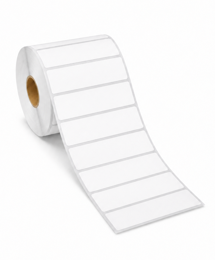 3.5" x 1" Direct Thermal Labels | 1" Core, 4" OD | 4 Rolls/Box
